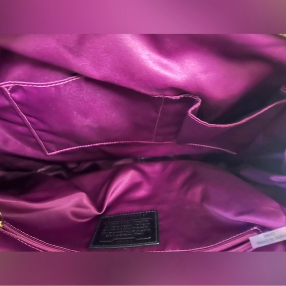 EUC! Coach Phoebe Madison black gathered purse.  Large - Picture 4 of 6